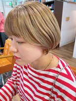 レボルトヘアー 松戸店(R-EVOLUT hair)&nbsp;ベージュのつやショート☆