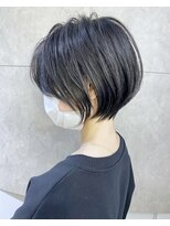 30代/40代/50代・絶壁解消・小顔前下がりショートボブ【中村】