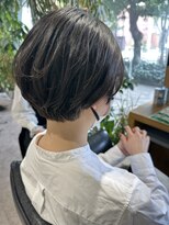 シェル 吉祥寺(shell)&nbsp;グレージュカラー/ボブウルフ/黒髪/ココアベージュ