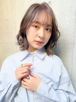 オーブ ヘアー ラトゥール たまプラーザ店(AUBE HAIR latour) オリーブベージュボブ/20代30代40代/小顔/似合わせ