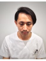 スカイブルー(Sky Blue)&nbsp;おしゃれミディアムツーブロック