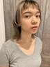 インナーケアブリーチ＆ベージュカラー＆カット&Aujua→￥26730
