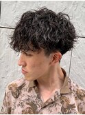 波巻きスパイラルパーマ/ハイライト/マッシュパーマ/ウルフ