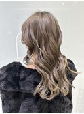 ブリーチ2回~ ハイトーングレージュカラー