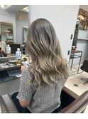 イメチェンハッシュカットフルバング似合わせレッドブラウン