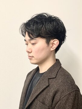 オールデイハローズ(ALL DAY HELLO'S) 20代イケメンビジネスニュアンスパーマ【河原町】30代40代