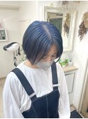 アンブレラカラー×ブルーカラー