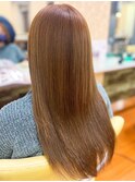 20代30代40代髪質改善カラーブラウンベージュ艶感ストレート