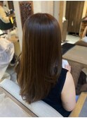 縮毛矯正/艶髪/なめらかブラウン