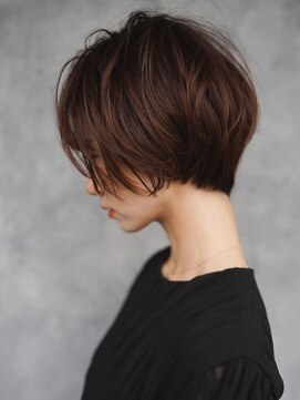 エルマノ 仙川(L mano) 大人ショートハイライト髪質改善キッズカット前髪30代40代