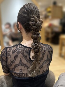 バイオレットジェム(Violet`jem) 結婚式ヘアセットゆるふわヘアアレンジお呼ばれヘアKA-9