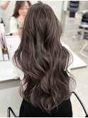 レイヤーカットハイライトダブルカラーインナカラーミディアム