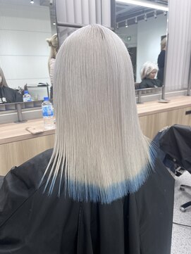 ペレ 渋谷(PELE) 前髪/アンブレラカラー/こなれミディ/イメチェン/ウェーブパーマ