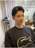 ★無造作感が魅力のピンパーマショート【Kengo】