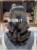 Ammy菅沼/#コテ巻き風パーマ#韓国風パーマ#デジタルパーマ