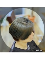 ピヴォヘアー(pivo hair)&nbsp;ブルーアッシュ　ショートボブ