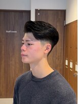 グルーマーズトウキョウ 渋谷店(GROOMER/S TOKYO)&nbsp;ショートラフカール　フェード　スペインカール