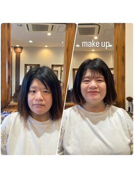 ボウベルズ ヘア アンド メイクアップ ドレッシング Bowbells hair&make up dressing ナチュラルメイクアップとセットアップ