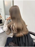 1ブリーチで染めれるミルクティーベージュ
