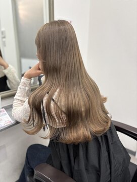 アオ(ao.) 1ブリーチで染めれるミルクティーベージュ