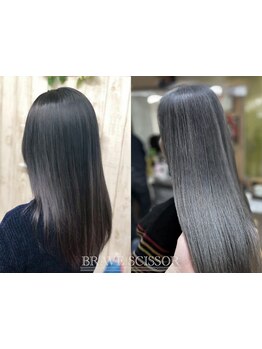 【カット+美髪縮毛矯正￥13000】本格ケアで叶える◎艶感あふれるストレート![あびこ/苅田]