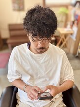 石賀理容所 ビジネスマンにもオススメ☆メンズパーマ