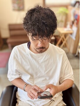 石賀理容所 ビジネスマンにもオススメ☆メンズパーマ