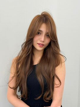 アマトウキョウスマートサロン(AMA TOKYO×Smart Salon) 韓国ヘア　2wayバング  レイヤーカット くびれヘア  顔周り