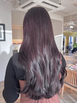 ビーチ(BEACH) カシスピンクラベンダーブリーチなしダブルカラー