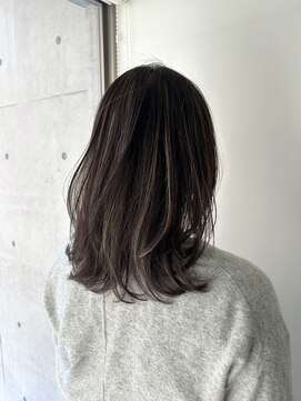 透明感ハイライト×レイヤースタイル