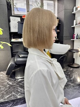 チュダック(ChuDuck) 《ミルクティー》ハイトーン/ケアブリーチ/ダブルカラー/韓国