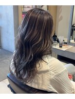 ヘアアンドメイク アース 入間店(HAIR&MAKE EARTH)&nbsp;透明感グレージュ×ゆるウェーブ