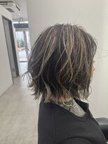 プレジールバイラファブリック(PLAISIR by LA FABRIQUE)&nbsp;【下田】動きのあるハイライトボブ