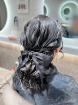ヘアセット クラン ルシェ 心斎橋玉屋町店(hair set Clan luce)&nbsp;ローポニー/心斎橋ヘアセット