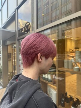 アコテアット ヘア(acote @) 渋谷/韓国/メンズ/ブリーチ/カット/ライトピンク