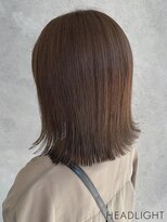 クラン バイ ヘッドライト 栄店(clan by HEADLIGHT)&nbsp;切りっぱなしボブ×チョコレートブラウン