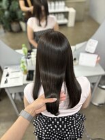 リラクオーレ 三宮 元町(LIRA CUORE) オリーブグレージュ×髪質改善縮毛矯正