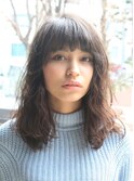 ヨーロピアンクセ毛ミディアム