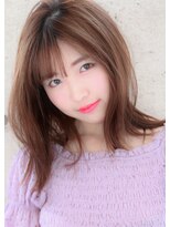 ヘアーアンドメイク シーク 吉祥寺(HAIR&MAKE SeeK)&nbsp;『外ハネロブ』×『ナチュラルベージュ』