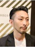 40代メンズワイルドツーブロックスタイル