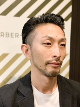 40代メンズワイルドツーブロックスタイル L バーバーバー ナカノ Barber Bar Nakano のヘアカタログ ホットペッパービューティー