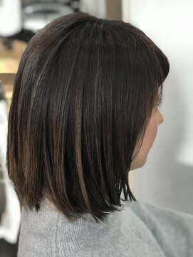 ヘアーアンドメイク アネラガーデン(HAIR&MAKE Anela garden) 伊藤のバレイヤージュ　ボブ