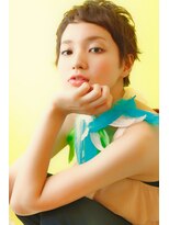 ブーケ(BOUQUET) マニッシュショート・毛先カール・耳まわり軽め