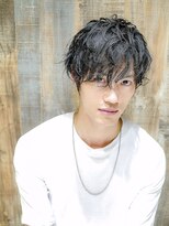 ピース 吉祥寺(Piece)&nbsp;サーフカール波巻きツイストスパイラル刈り上げセンターパート