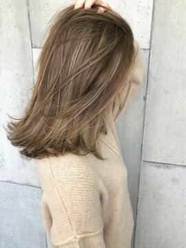 ルモア(RUMOR) Rumor【ハイライトバレイヤージュ】スモーキーベージュカラー