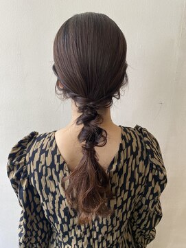 ボトムス(BOTTOMS) タイトな編みおろしアレンジ