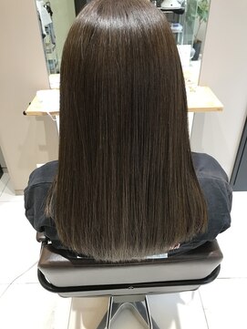 アニュー 北浦和店(ANEW) 《髪質改善》透明感ミディアム×髪質改善ストレート