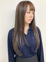 フォーク FOLK&nbsp;【FOLK】赤みなし透明感グレージュ☆似合わせハイライトロング♪