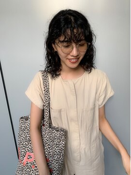 ラレイ ハラジュク(Lalei harajuku) ＊ミディアム×スパイラルパーマ/レイヤー/くるくるパーマ