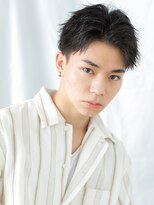 モッズヘアメン 札幌月寒店(mod's hair men)&nbsp;アップバング刈り上げグレーベージュカジュアルヘアa札幌月寒